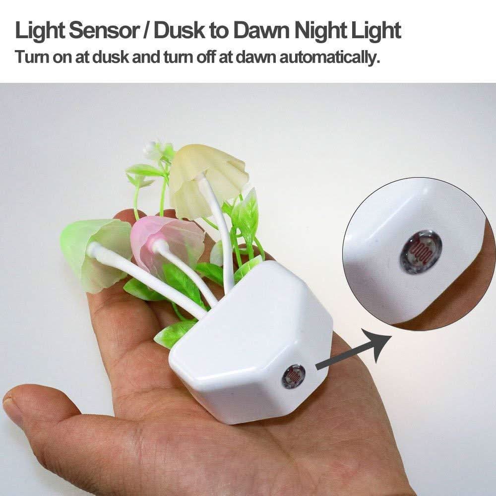 LED Mushroom Night Light With Sensor - Pakpick