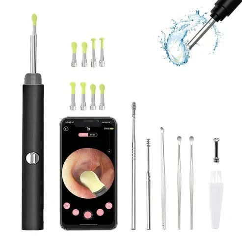 Ear Cleaner Wireless Otoscope Removal Tool With Camera 6 LED Light - Pakpick