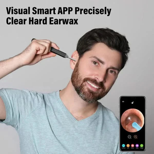 Ear Cleaner Wireless Otoscope Removal Tool With Camera 6 LED Light - Pakpick