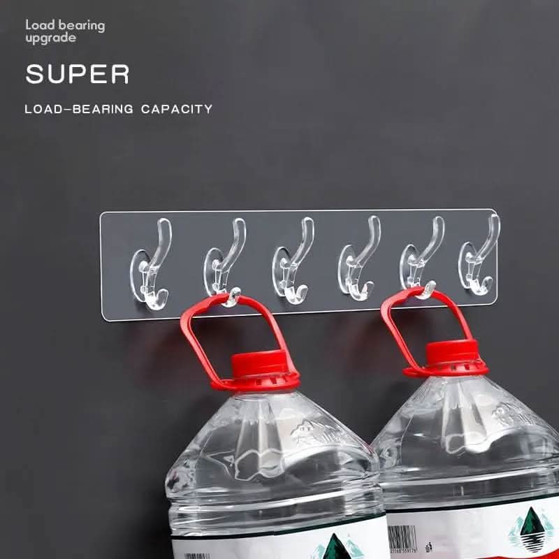 6 Hook Wall Hanger- Heavy Duty