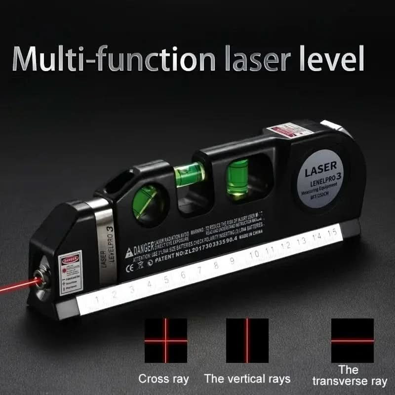 Laser Level with Built-in Tape – USA Imported - Pakpick