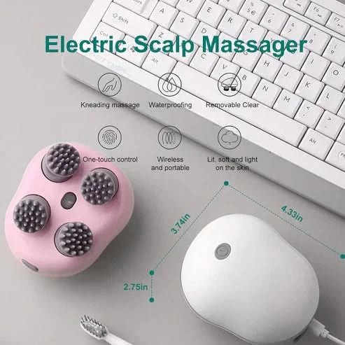 Electric Head & Scalp Massager for Men Women - Pakpick
