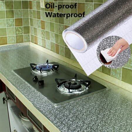 Self Adhesive Kitchen Aluminium Foil Sheet - (IMPORTED)