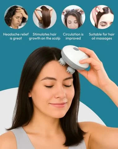 Electric Head & Scalp Massager for Men Women - Pakpick