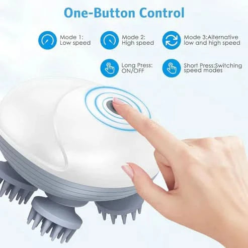 Electric Head & Scalp Massager for Men Women - Pakpick